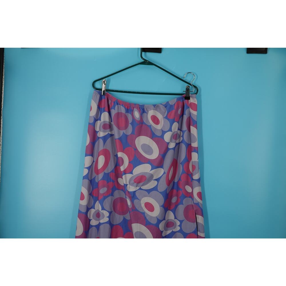 NWT Lucy & Yak Size Large Purple Floral Avril Skirt - Picture 2 of 7